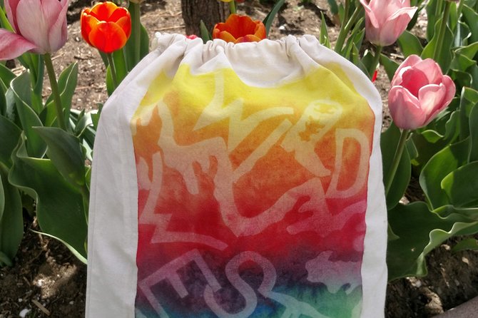 Create Your Own Sun-Dye Drawstring Backpack in Estes Park