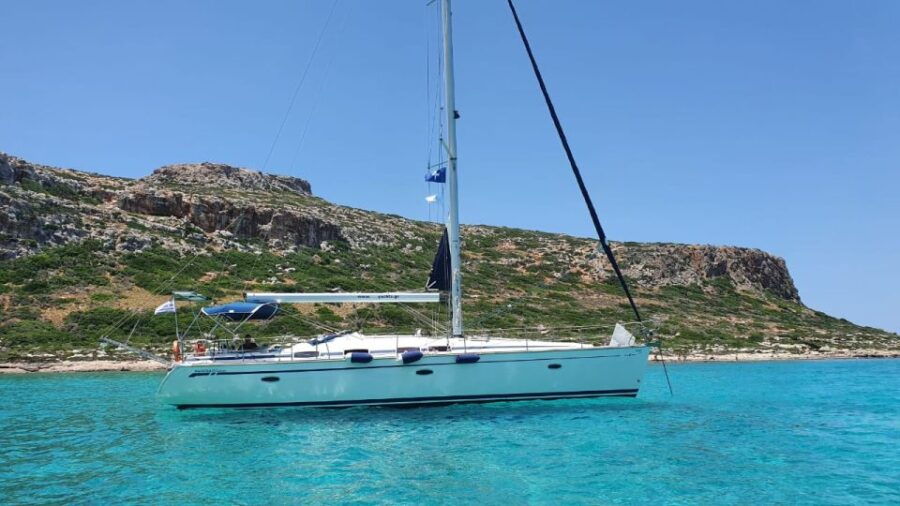 Crete: Sailing Cruise to Balos & Gramvousa With Lunch