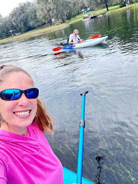 Crystal River: Clear Bottom Kayak or Paddleboard Eco Tour