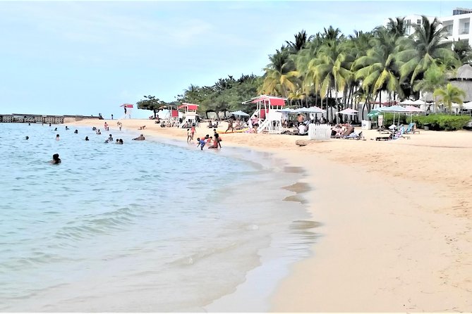 Day Trip to Doctors Cave Beach, Margaritaville and Hip-Strip Shopping From Falmouth