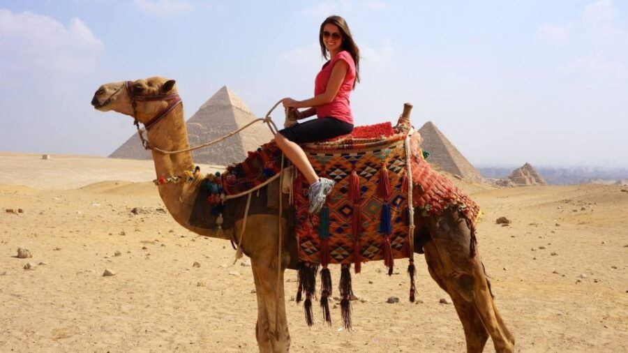 Desert Safari Around The Pyramids of Giza With Camel Riding