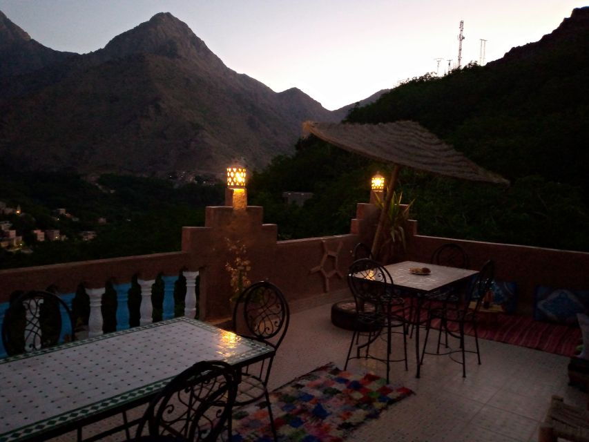 Dinner in Atlas Mountains &Terac Be Front Toubkal Peak 4167m