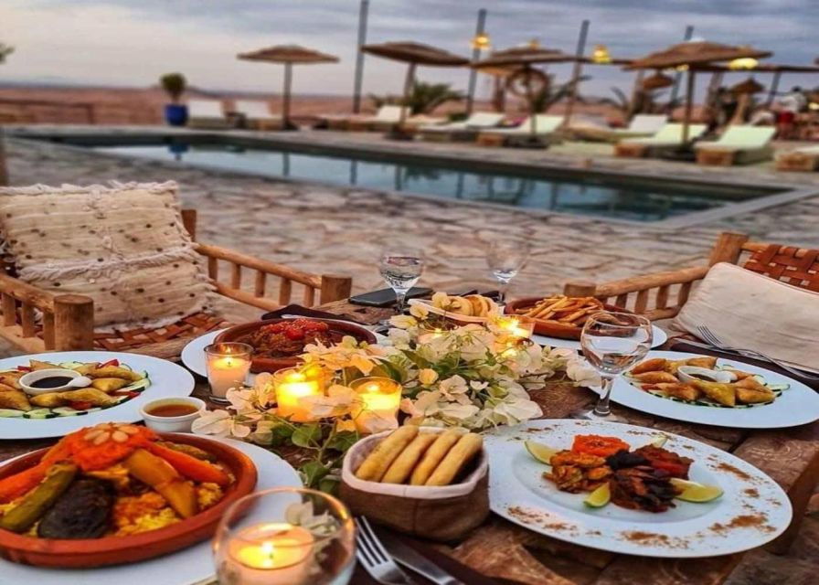 Dinner in Marrakech Desert With Show & Live Music Camel Ride