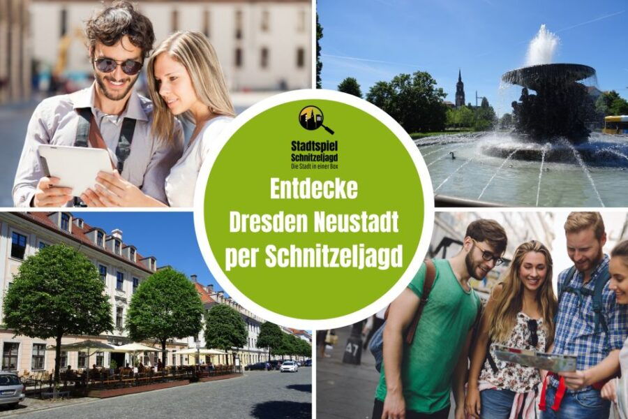 Dresden Neustadt: Scavenger Hunt Self Guided Tour