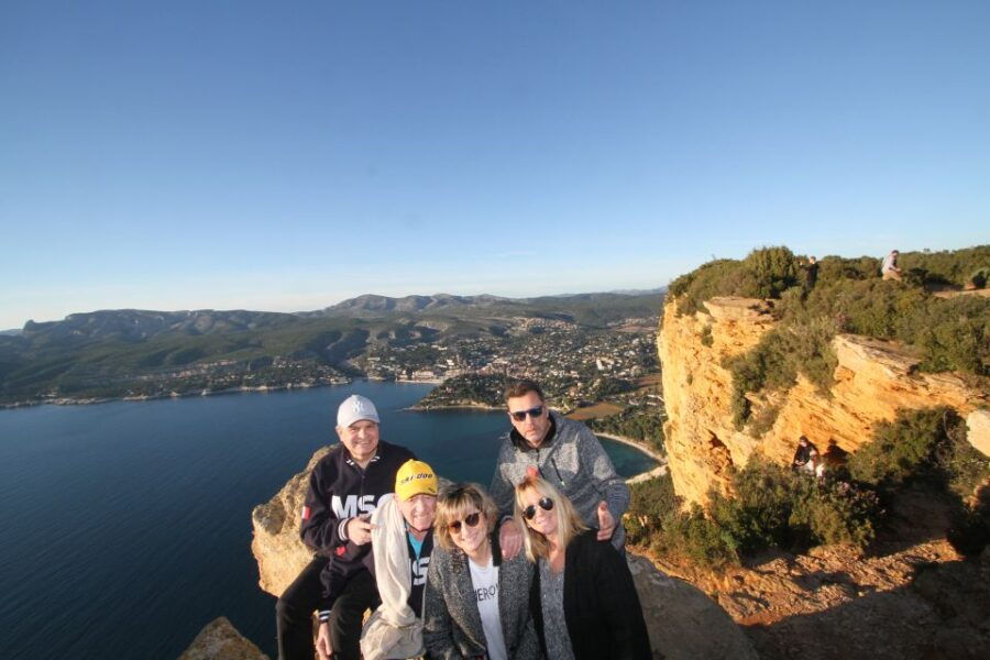 Drive a Cabriolet Between Port of Marseille and Cassis