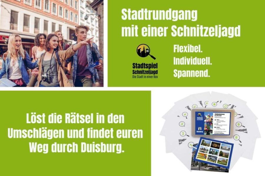 Duisburg: Scavenger Hunt Self-Guided Tour