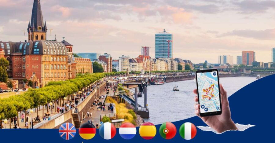 Dusseldorf: Walking Tour With Audio Guide on App