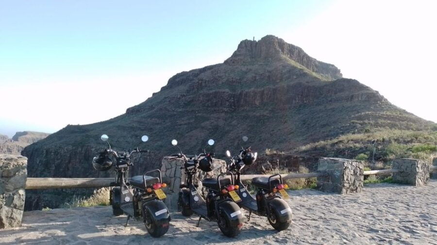 E-Scooter 2 Seater Maspalomas Tour Optional Ayagaures Mount