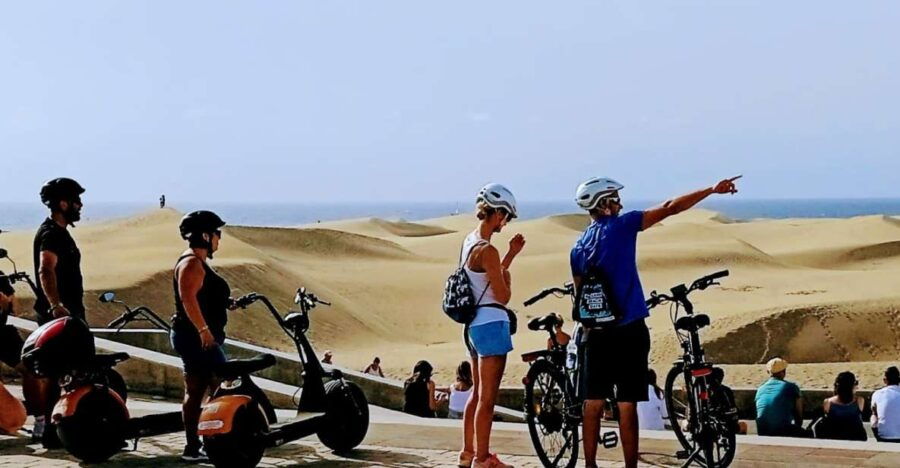 E-Scooter or E-Bike : Sightseeing Guided Tour in Maspalomas