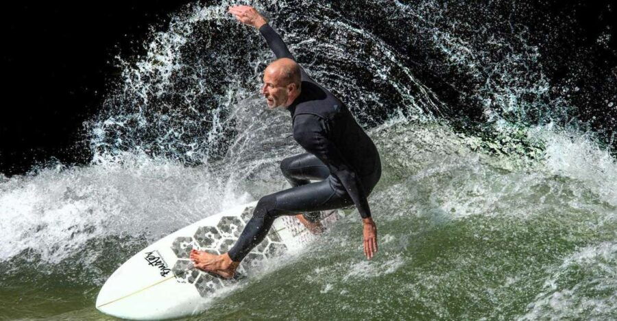 Eisbachwelle: Surfing in the Center of Munich – Germany