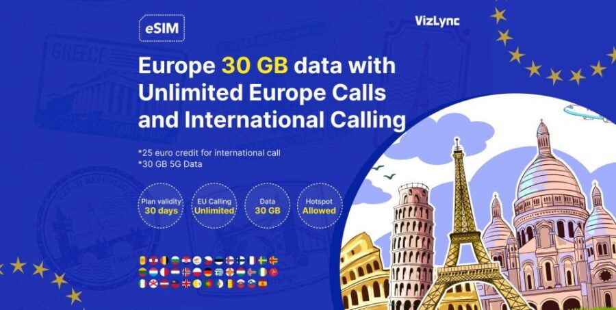 EUropean Esim Plan 30GB Data and Unlimited Local EU Calls - Good To Know