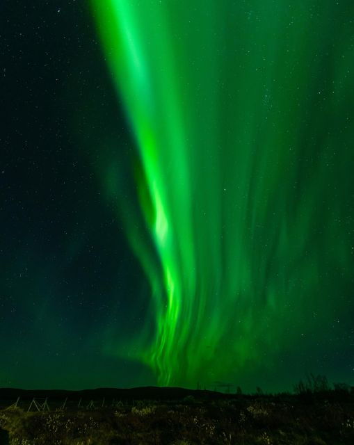 Experience the Majestic Auroras Kiruna-Abisko & Tipi Dinner