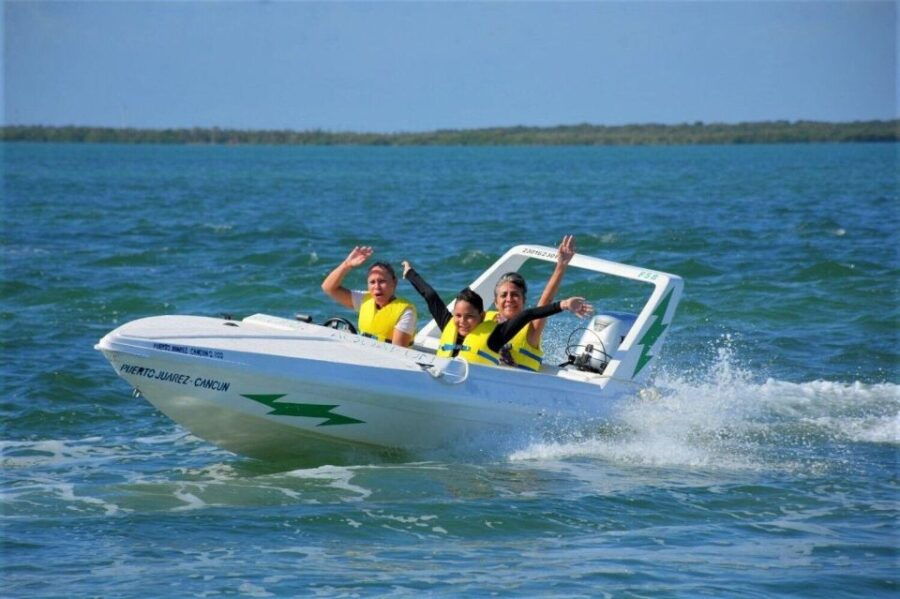Explore the Jungle: Speed Boat & Snorkel in Cancun Adventure