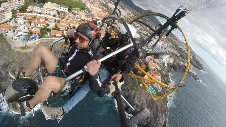 Flight in Paratrike Over the Tenerife South