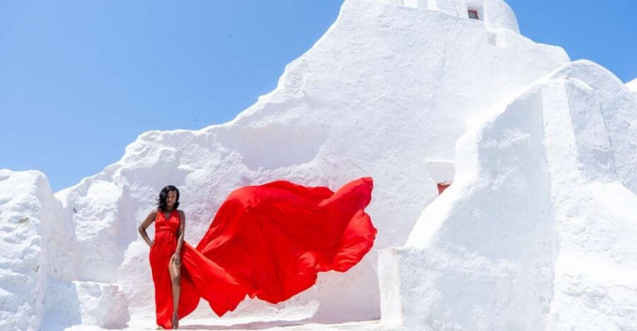 Flying Dress Mykonos Photoshoot - Good To Know