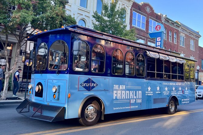 Franklin Hop-On Hop-Off Sightseeing Tour With Live Narration