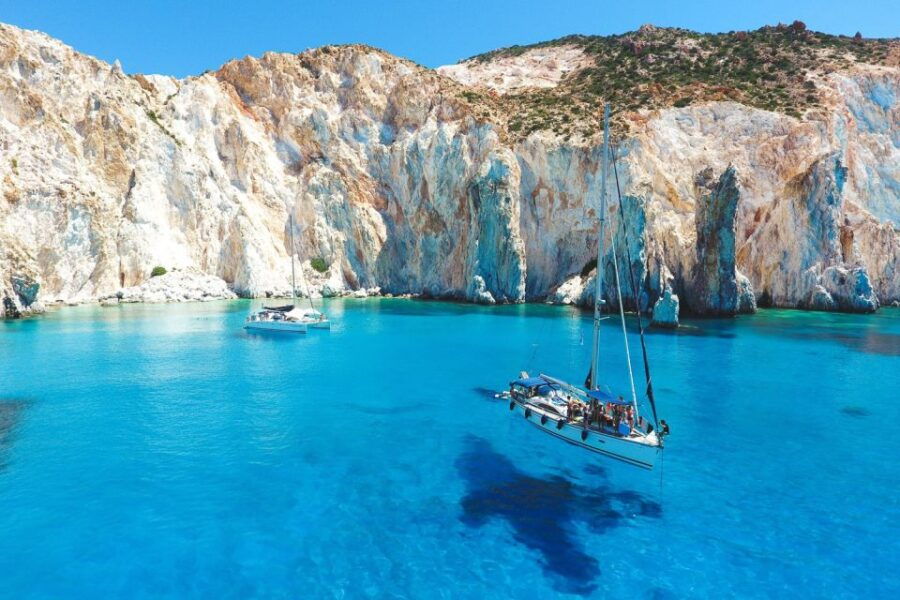 From Adamas: Milos and Poliegos Catamaran Cruise With Lunch - Good To Know