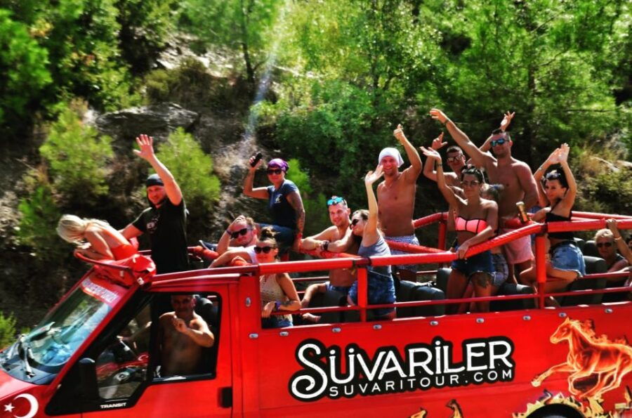 From Alanya: Cabrio Adventure Safari Tour W/ Lunch
