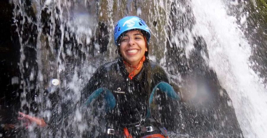 From Aveiro: Guided Canyoning Tour With Hotel Transfers