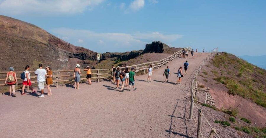 From Ercolano: Vesuvio Park Entry Ticket and Roundtrip Bus