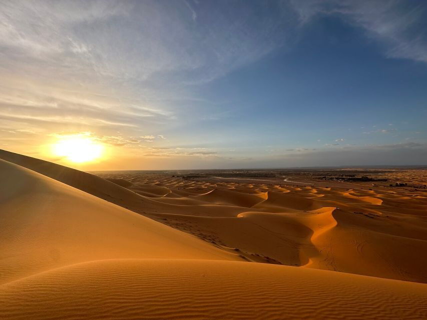 From Fes: 3-Day Luxury Desert Tour to Marrakech via Merzouga