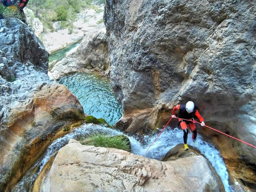 From Granada: Rio Verde Canyoning Tour