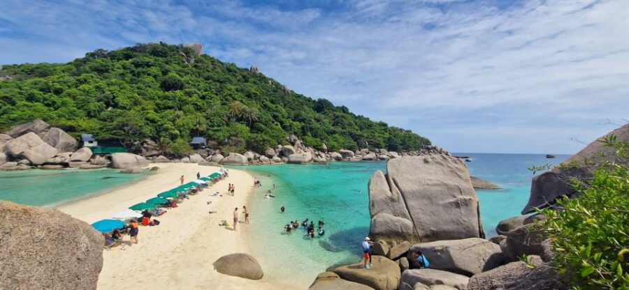 From Koh Tao: Visit to Koh Nang Yuan With Hotel Transfers