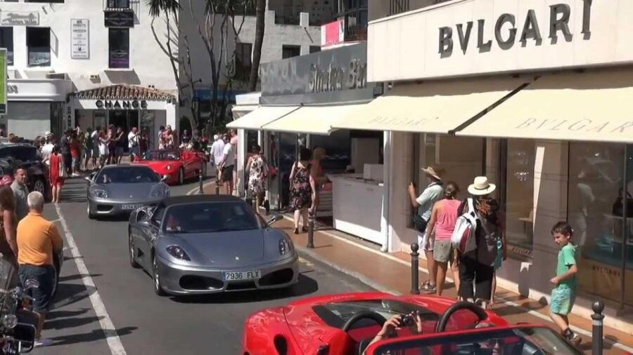 From Malaga: Private Guided Tour of Marbella, Mijas, Banús
