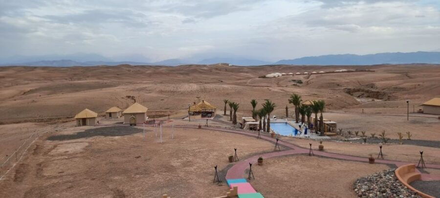 From Marrakech: Agafay Desert Sunset Dinner With Live Music