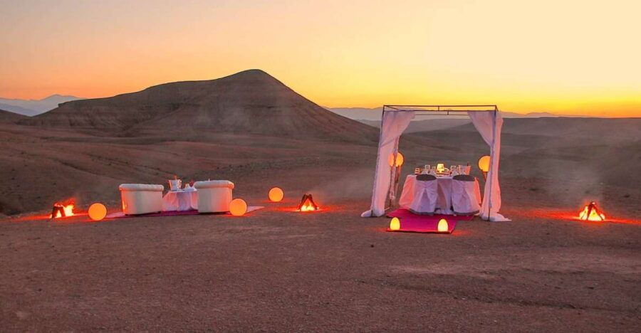 From Marrakech : Magical Desert Dinner in Agafay Desert - Good To Know