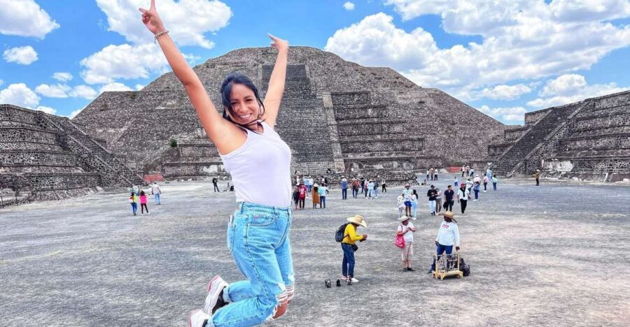 From Mexico City: Guadalupe Shrine and Teotihuacan Pyramids