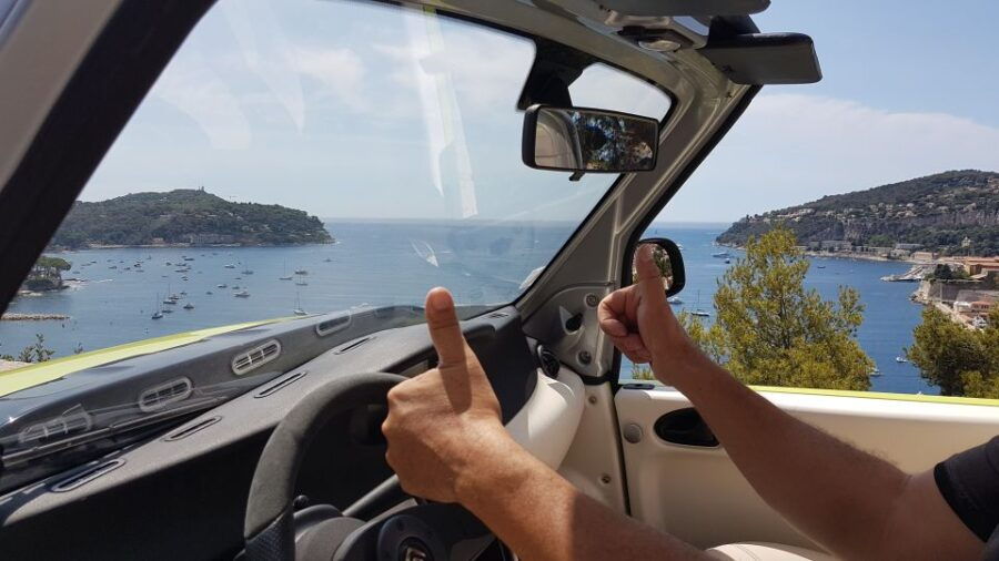 From Nice: Monaco & Eze Guided Tour in Electric Convertible