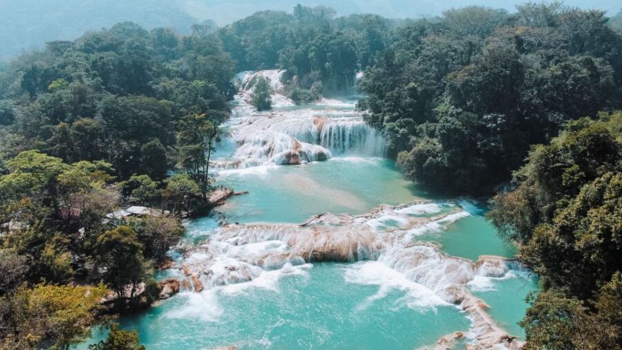 From Palenque: Ruins and Waterfalls of Misol-Ha & Agua Azul