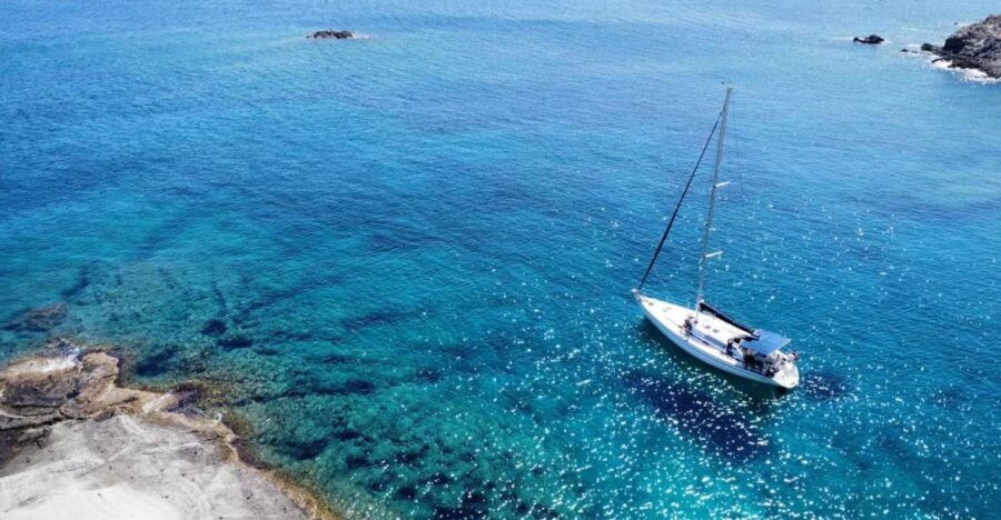 From Paros: Private Sailing Cruise With Lunch and Snorkeling