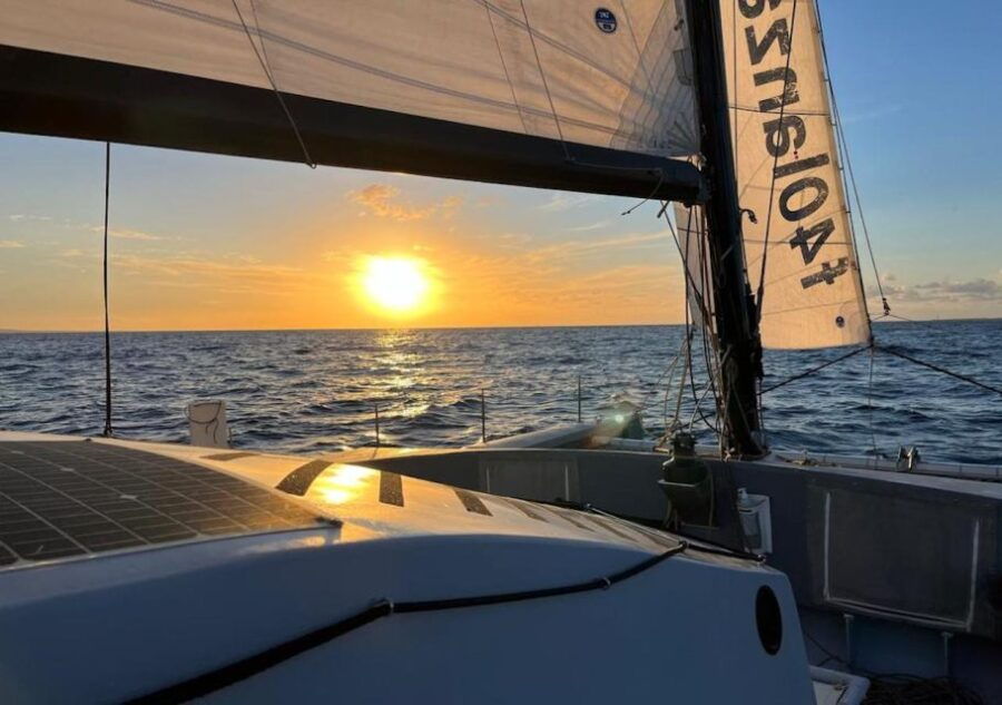 From Playa Blanca: Sailing Tour on a Racing Catamaran