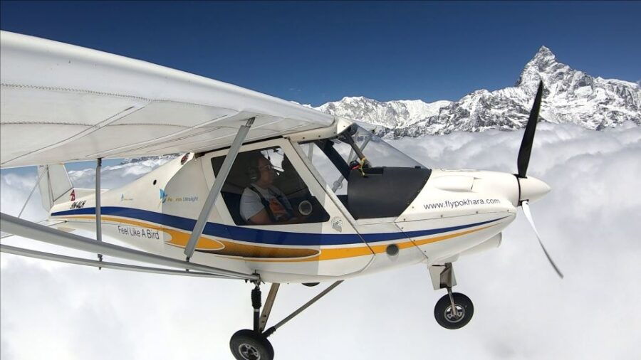 From Pokhara: 60 Minutes Ultralight Fligh