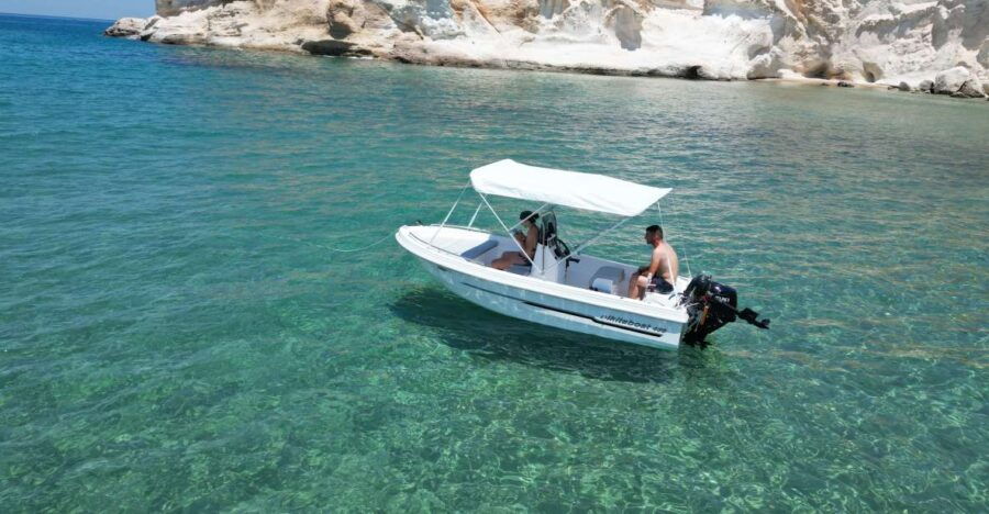 From Provatas Milos: Boat Rental to Kleftiko