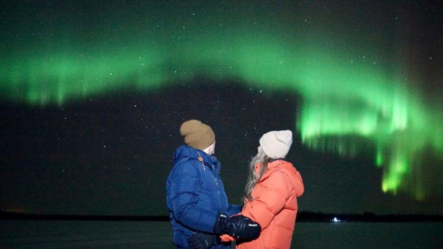From Rovaniemi: Northern Lights Van Tour With Photos