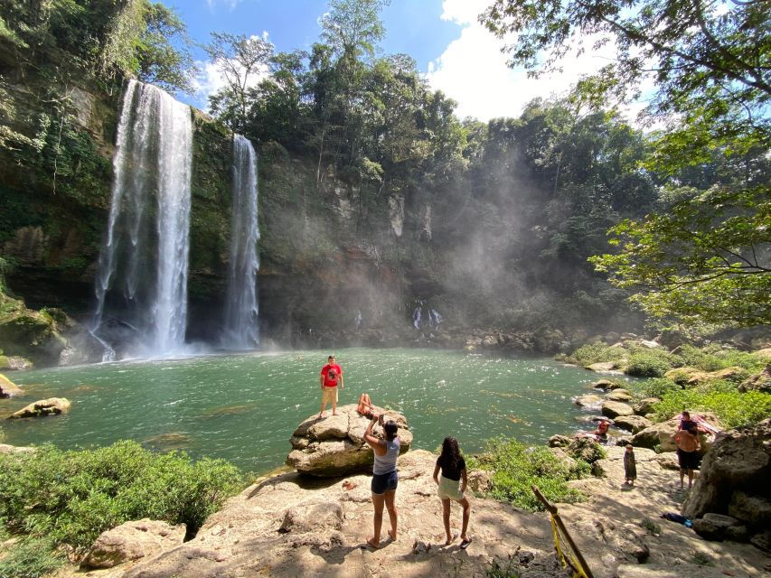 From San Cristobal: Agua Azul, Misol-ha, and Palenque