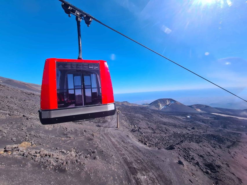From Sciacca: Etna With Cable Car Ride and Taormina Visit