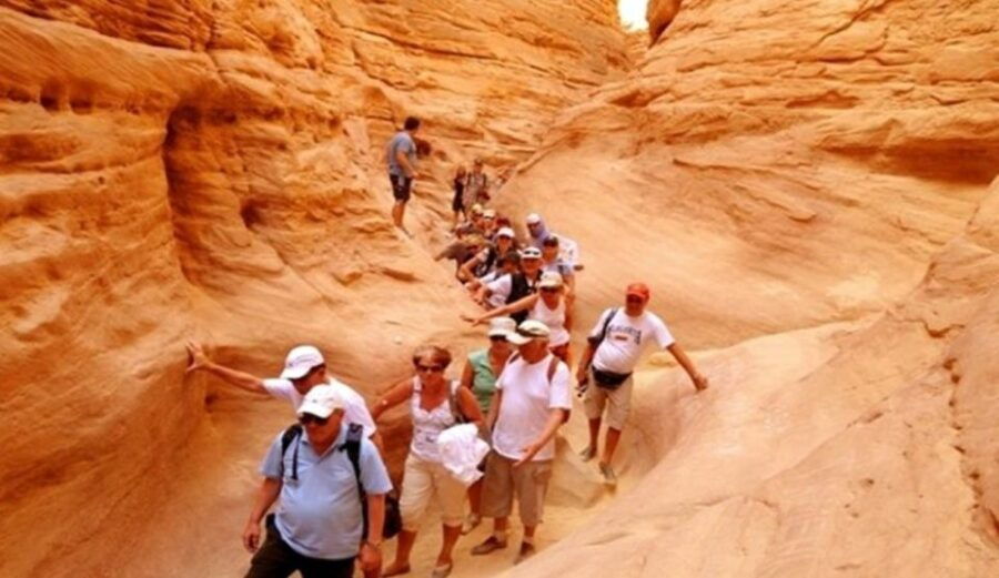 From Sharm: Red Canyon, Dahab, ATV, Camel & Snorkeling Tour - Tour Duration and Starting Times