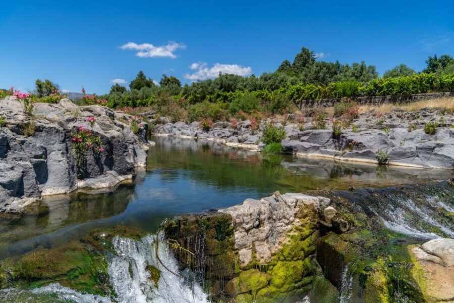 From Taormina: Mount Etna and Alcantara River Tour