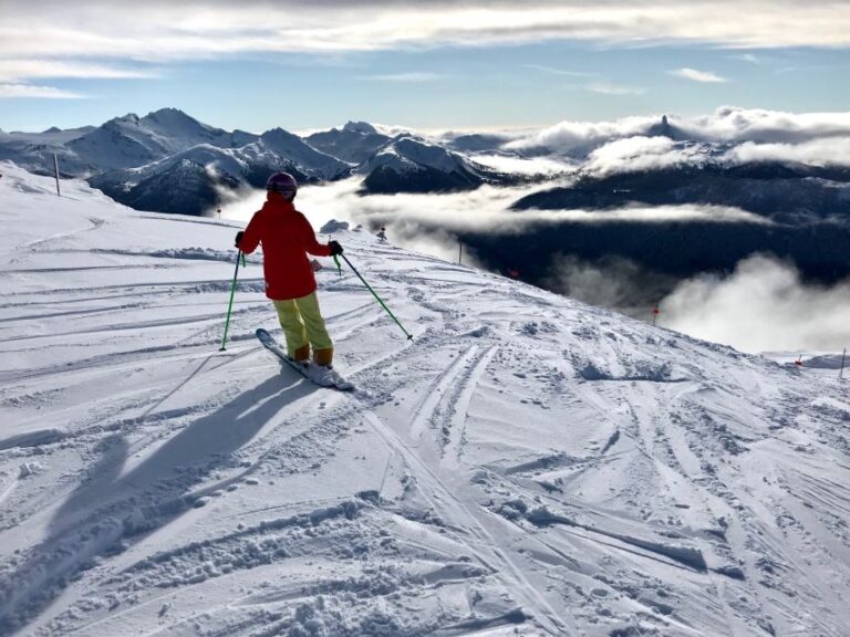 From Vancouver: Whistler Village and Lost Lake Snowshoe Trip