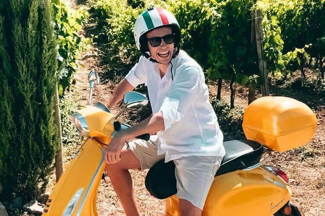 Full-Day Chianti Tour by Vespa Scooter From San Gimignano