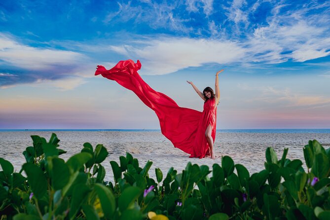 Glamourous Flying Dress Photoshoot Experience