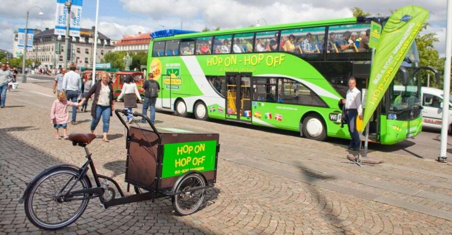 Gothenburg: 15 Hour Hop On–Hop Off Bus and Boat Tour