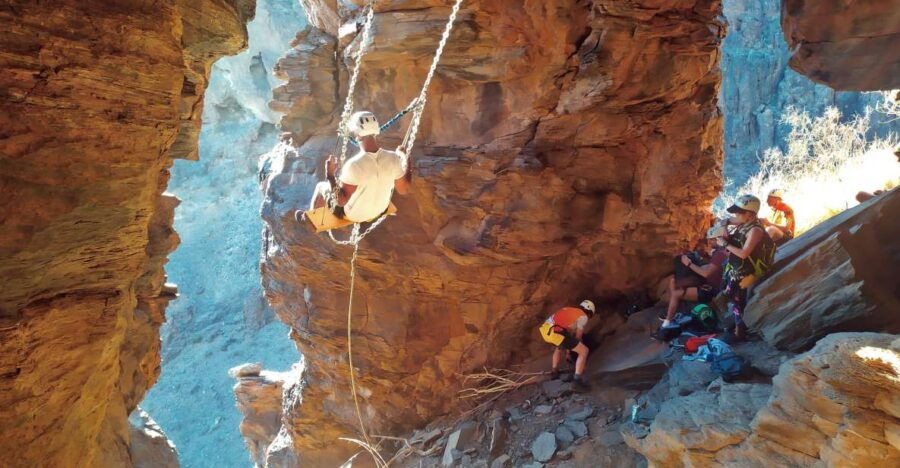 Gran Canaria: Cliff Climbing Via Ferrata Trip by Maspalomas