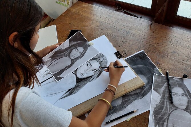 Guided Drawing & Painting Class Near Canggu