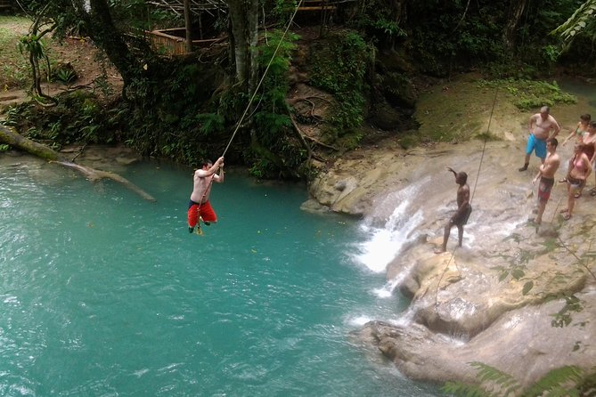 Half-Day Dunns River Falls, Blue Hole Tour With River Tubing From Ocho Rios