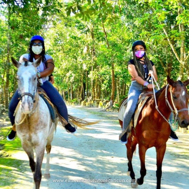 Horseback Riding & ATV Adventure With Ziplines & Cenote